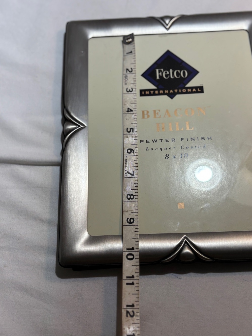 Fetco Beacon Hill Pewter Finish 8x10 Photo Frame - Silver - Picture 8 of 8